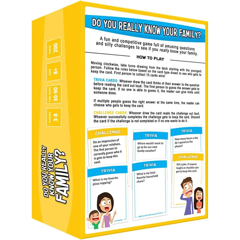 “Do You Really Know Your Family?” – Fun Conversation Starter Card Game for All Ages