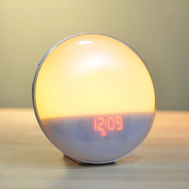 Wake-Up Light Alarm Clock with Sunrise & Sunset Simulation