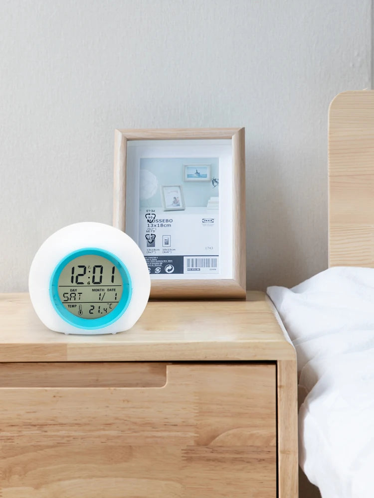 Kids Colourful Circular Alarm Clock