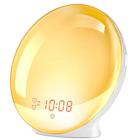 Wake-Up Light Alarm Clock with Sunrise & Sunset Simulation