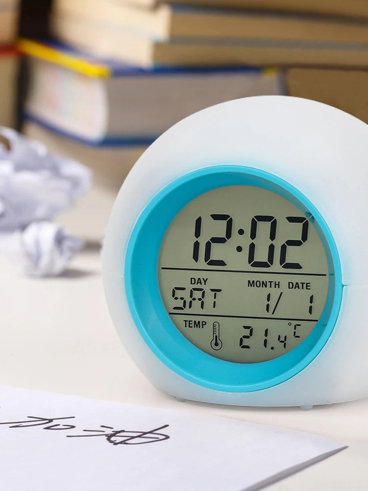 Kids Colourful Circular Alarm Clock