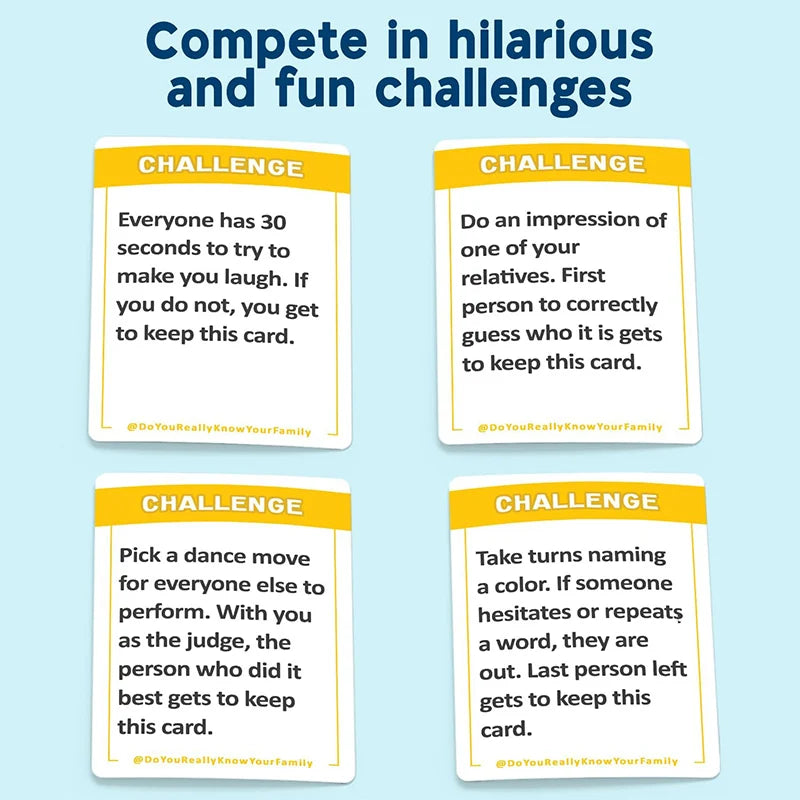 “Do You Really Know Your Family?” – Fun Conversation Starter Card Game for All Ages