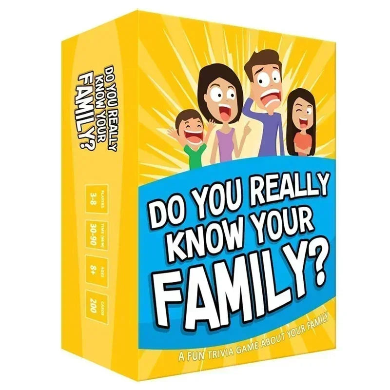 “Do You Really Know Your Family?” – Fun Conversation Starter Card Game for All Ages