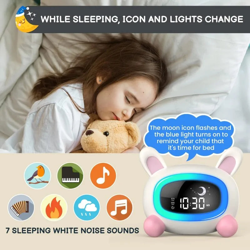 Sleep Training Animal Kids Clock