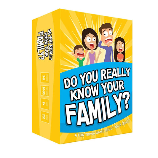 “Do You Really Know Your Family?” – Fun Conversation Starter Card Game for All Ages