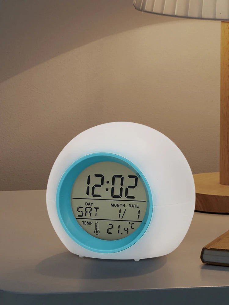 Kids Colourful Circular Alarm Clock