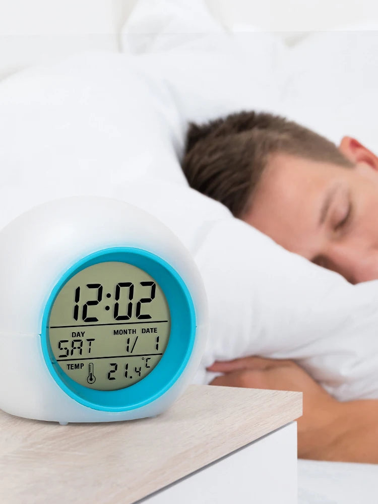 Kids Colourful Circular Alarm Clock