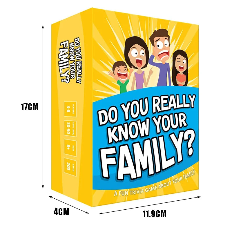 “Do You Really Know Your Family?” – Fun Conversation Starter Card Game for All Ages